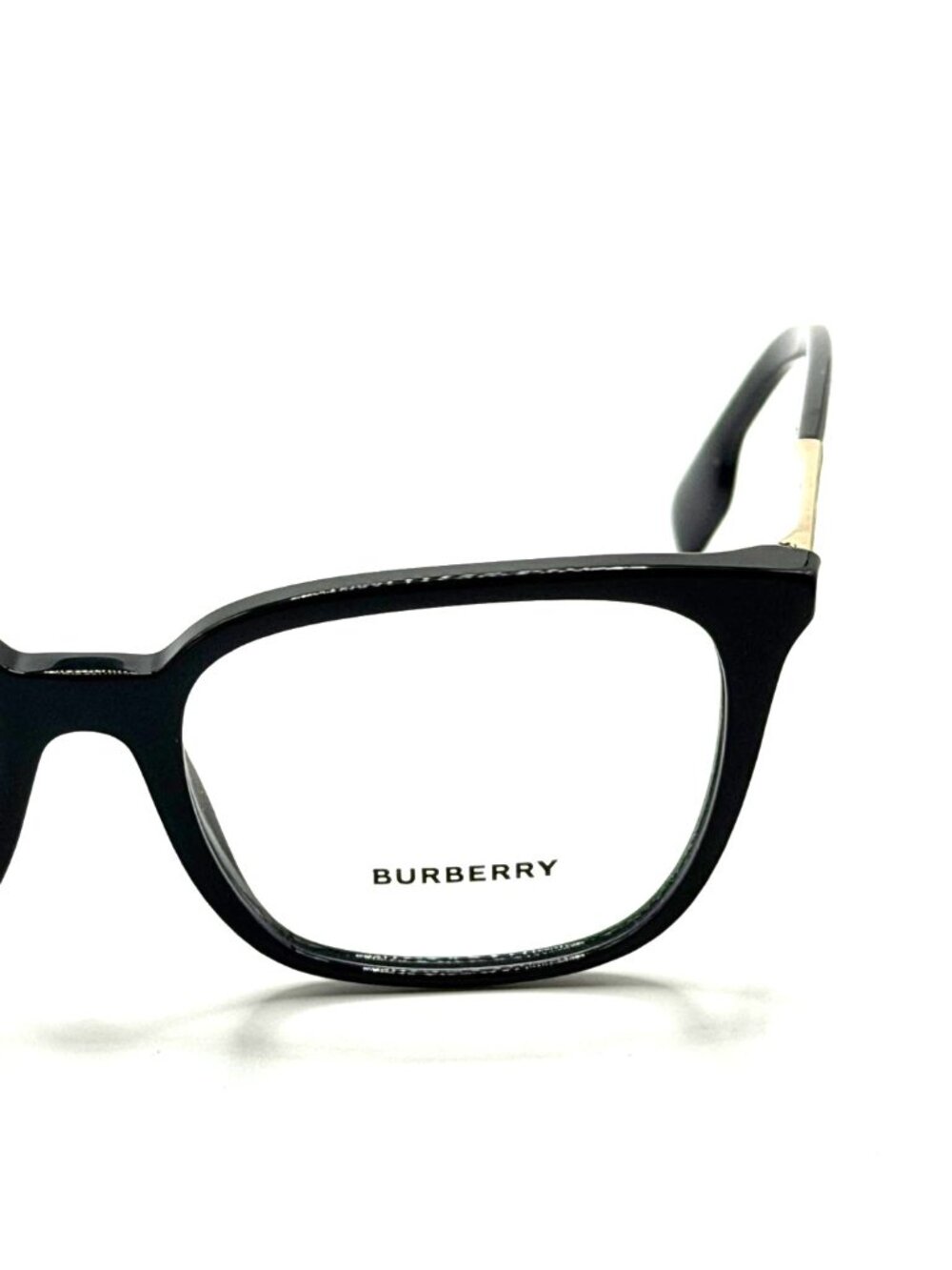 BURBERRY B 2338 3001 BLACK UNISEX EYEGLASSES 53MM 17 140 - Picture 4 of 9